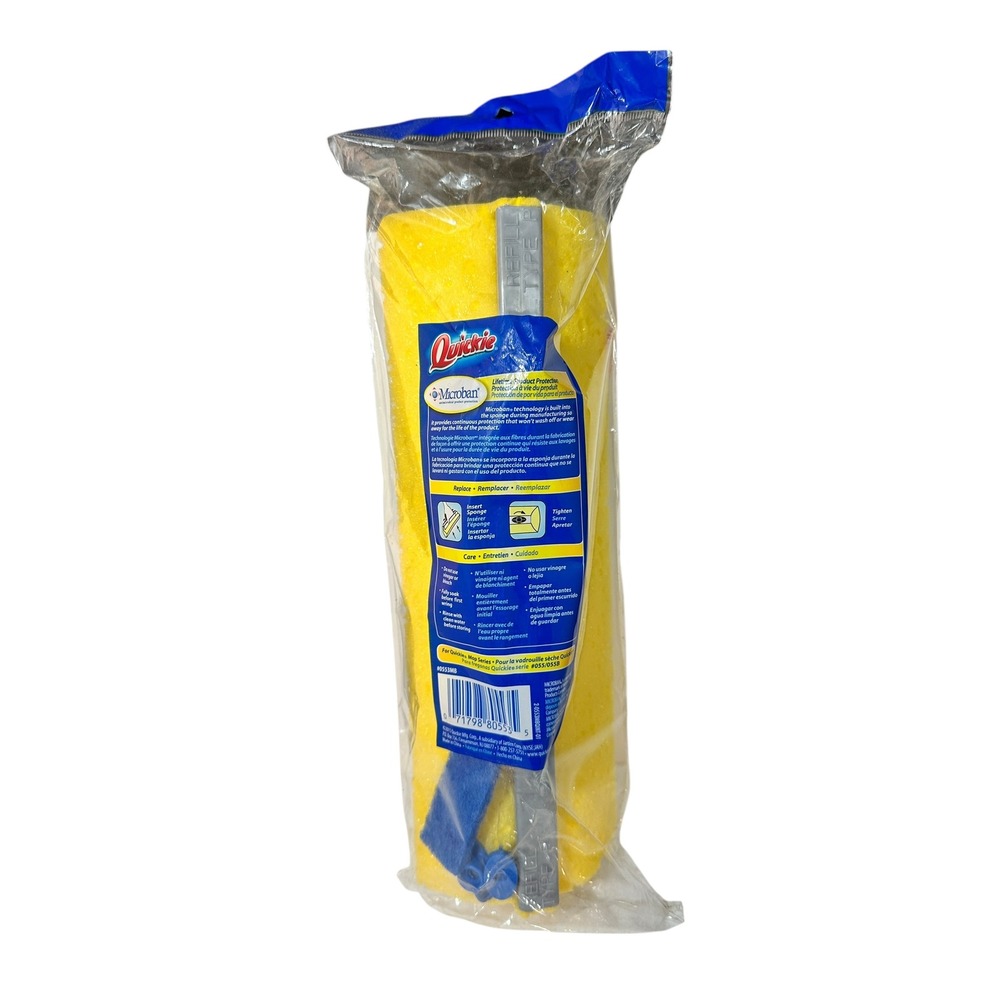 Quickie Type P Jumbo Mop & Scrub Roller Refill #055/#055B HTF‎ Discontinued - Picture 2 of 3